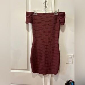 Windsor Bandage Off the Shoulder Dress